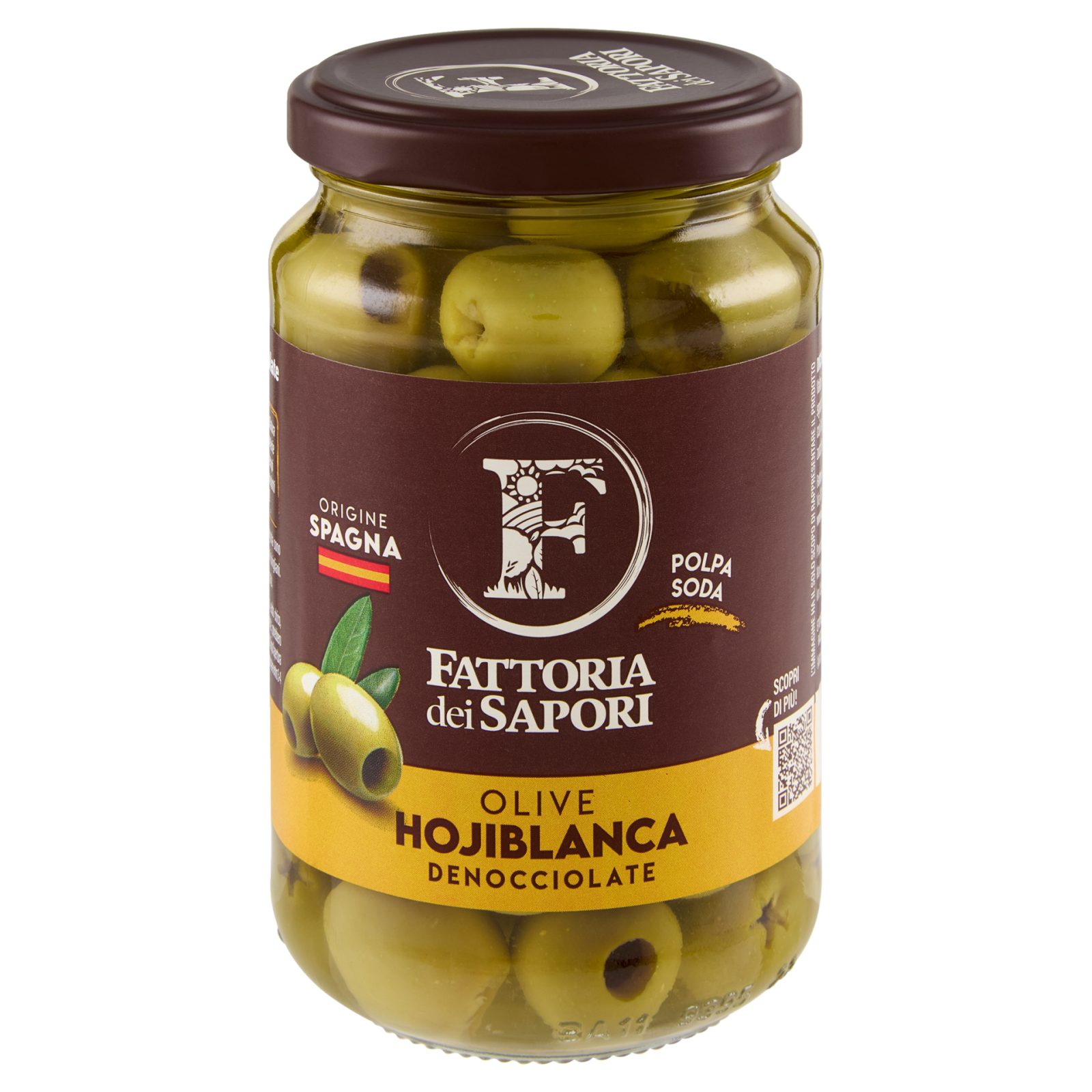 Olive verdi Hojiblanca denocciolate