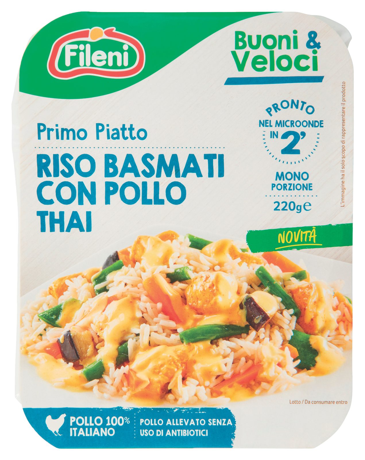 Riso basmati con pollo Thai