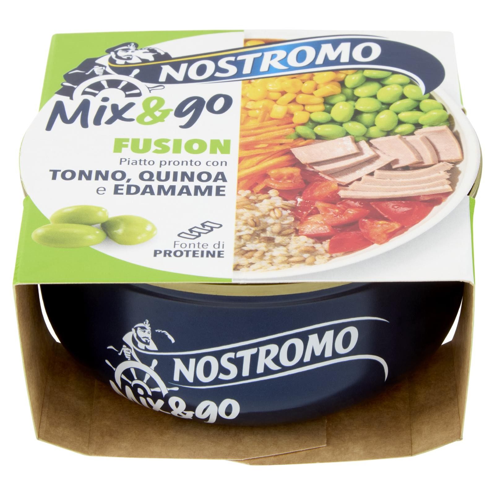 Mix&go Fusion Piatto pronto con Tonno, Quinoa e Edamame