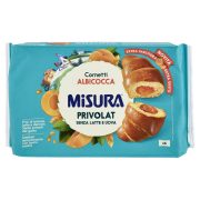 6 Cornetti Privolat senza latte e uova Albicocca