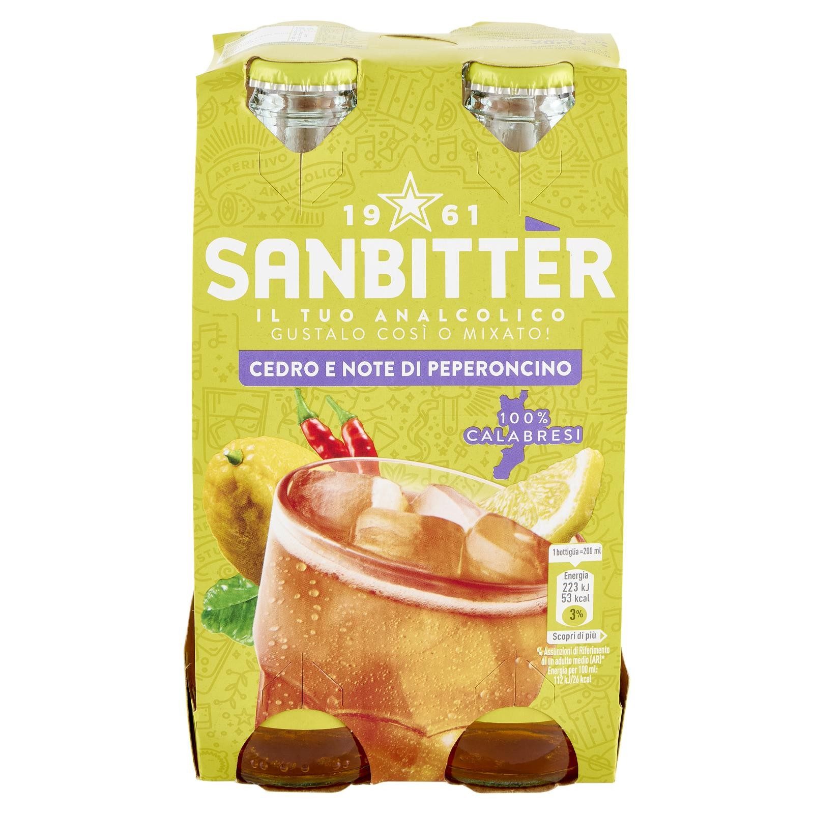 Sanbittèr, Zedern- und Chilinoten, alkoholfreier Aperitif