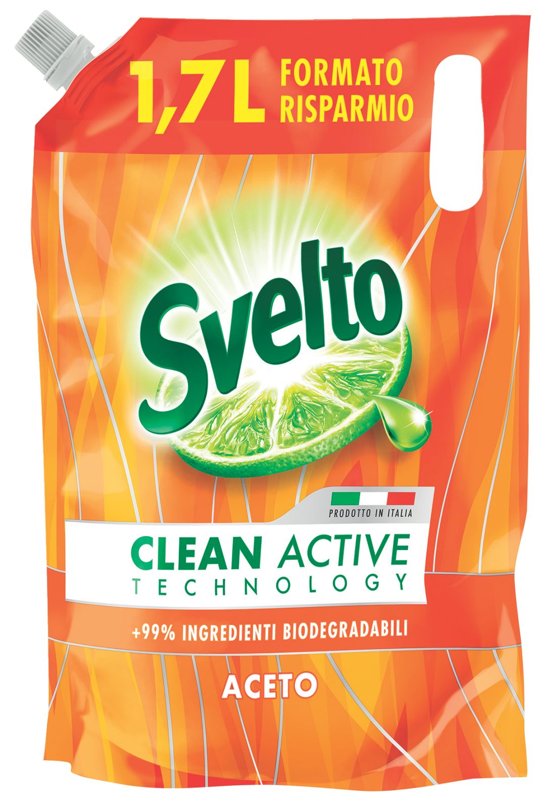 Detersivo Piatti Clean Active Technology Aceto