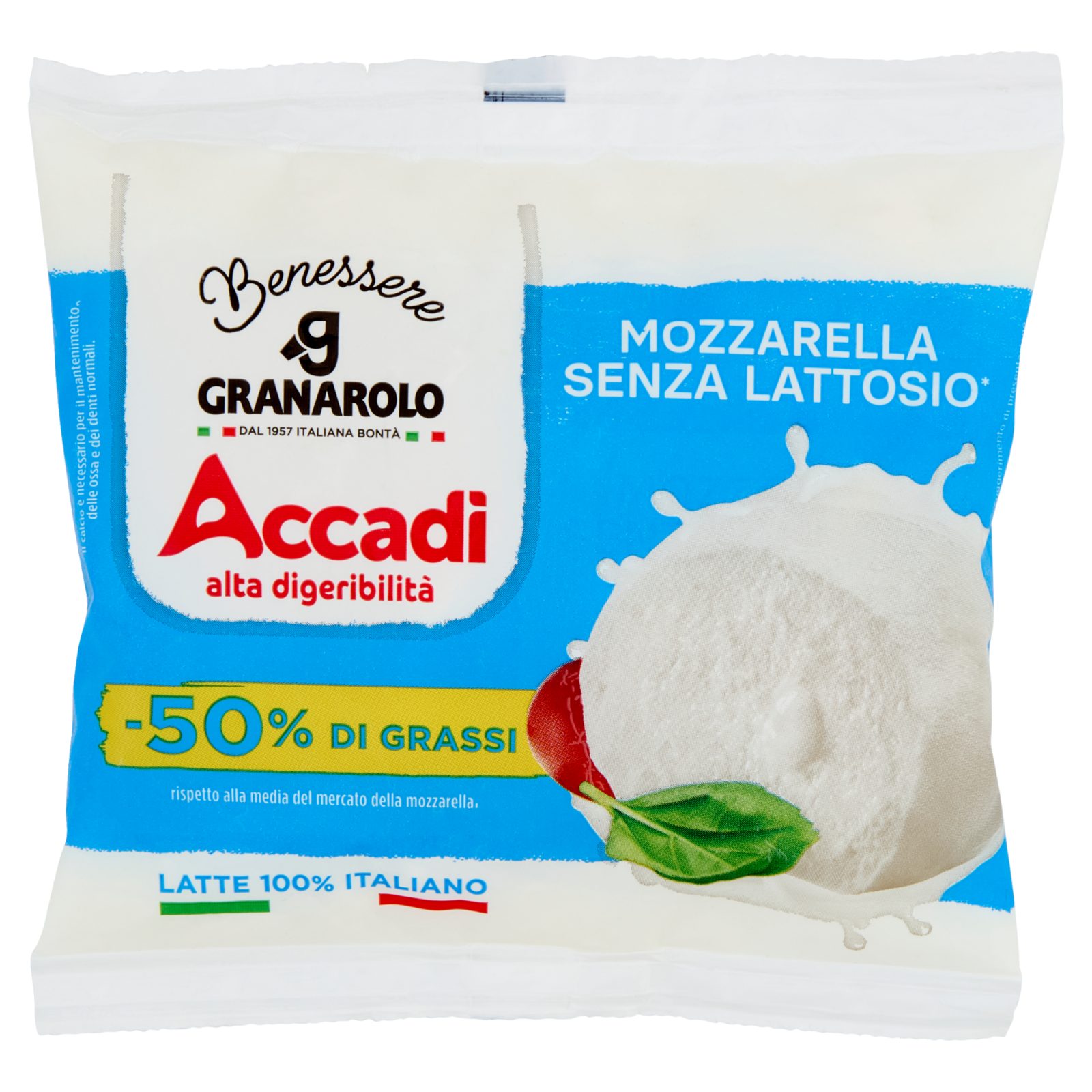 Mozzarella Benessere Senza Lattosio e Light