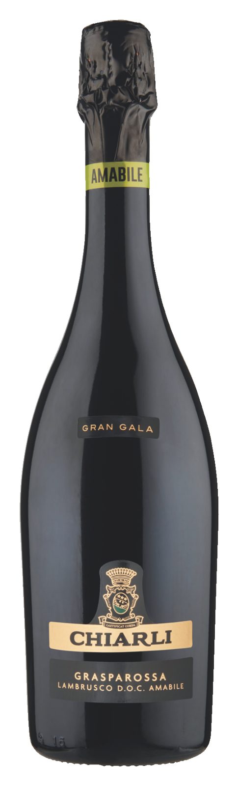 Roter Perlwein Lambrusco lieblich Castelvetro DOC Gran Gala