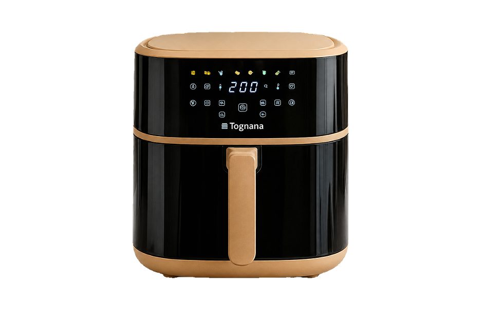 Friggitrice ad aria Iridea
- 2000 W
- doppia resistenza
- display digitale con 8 programmi preimpostati
- timer di 60 min e  spegnimento automatico