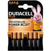PILA POWERBOOST PLUS AAA B6 DURACELL