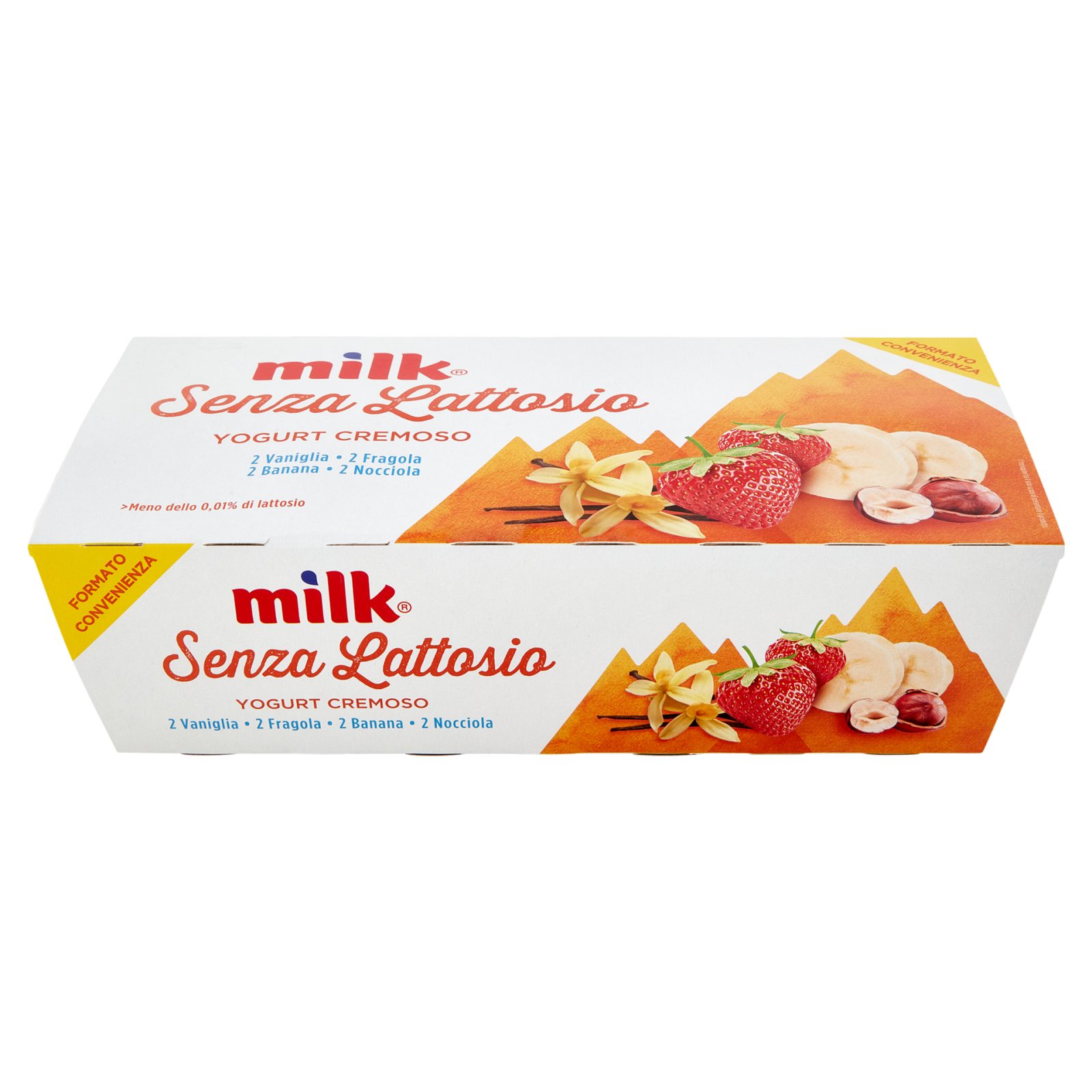 Yogurt cremoso 
senza lattosio
gusti assortiti