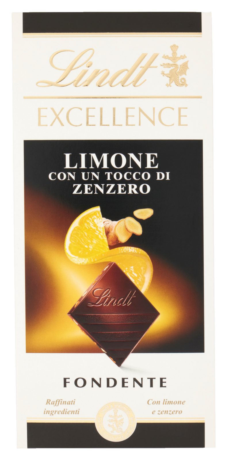 Tavoletta di cioccolato fondente con limone e zenzero Excellence