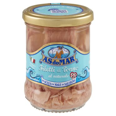 Natürliche Thunfischfilets in sardischem Meerwasser - 180 g