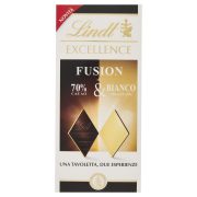 Excellence Fusion Tavoletta 2 strati cioccolato fondente 70% e bianco