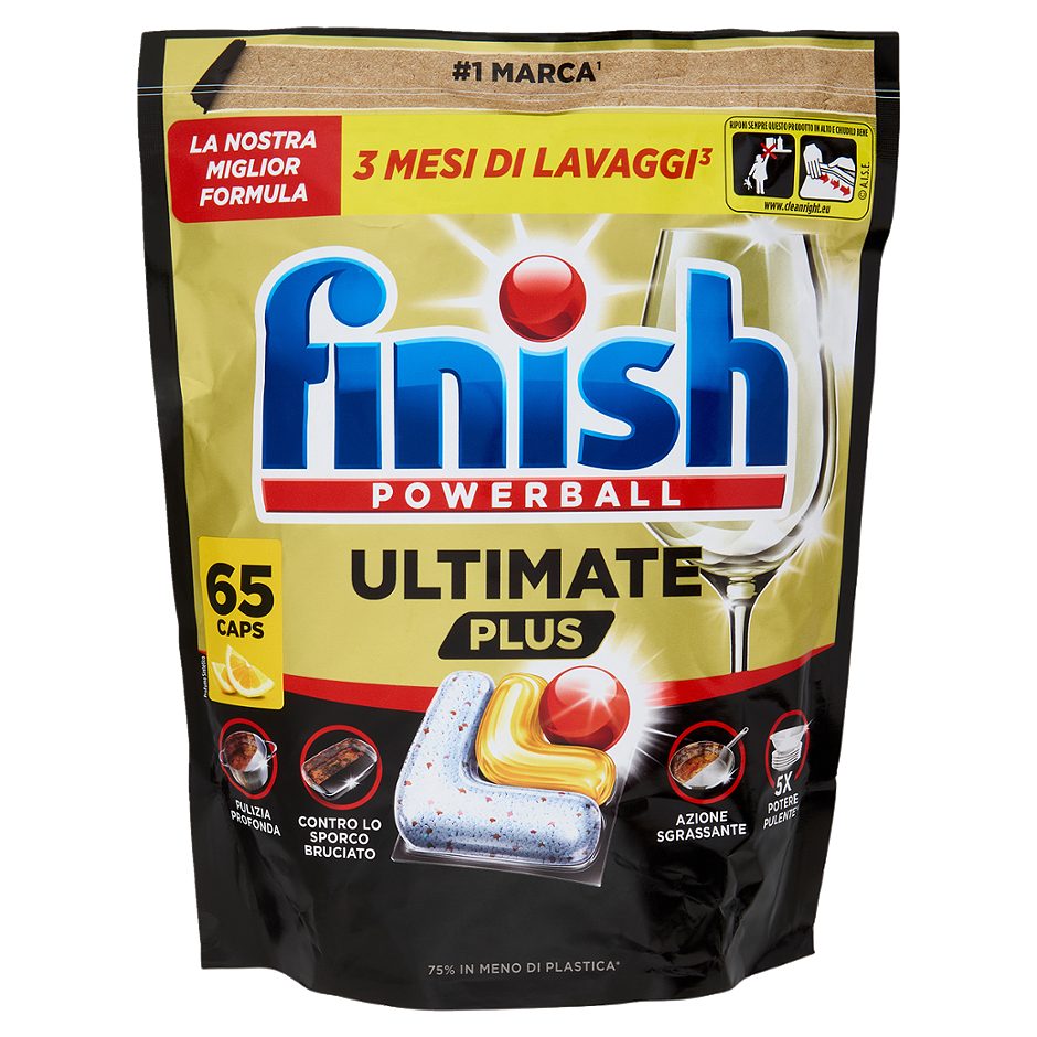 Detersivo lavastoviglie  Ultimate Plus Limone