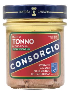 Thunfischfilets in nativem Bio-Olivenöl extra - 180 g