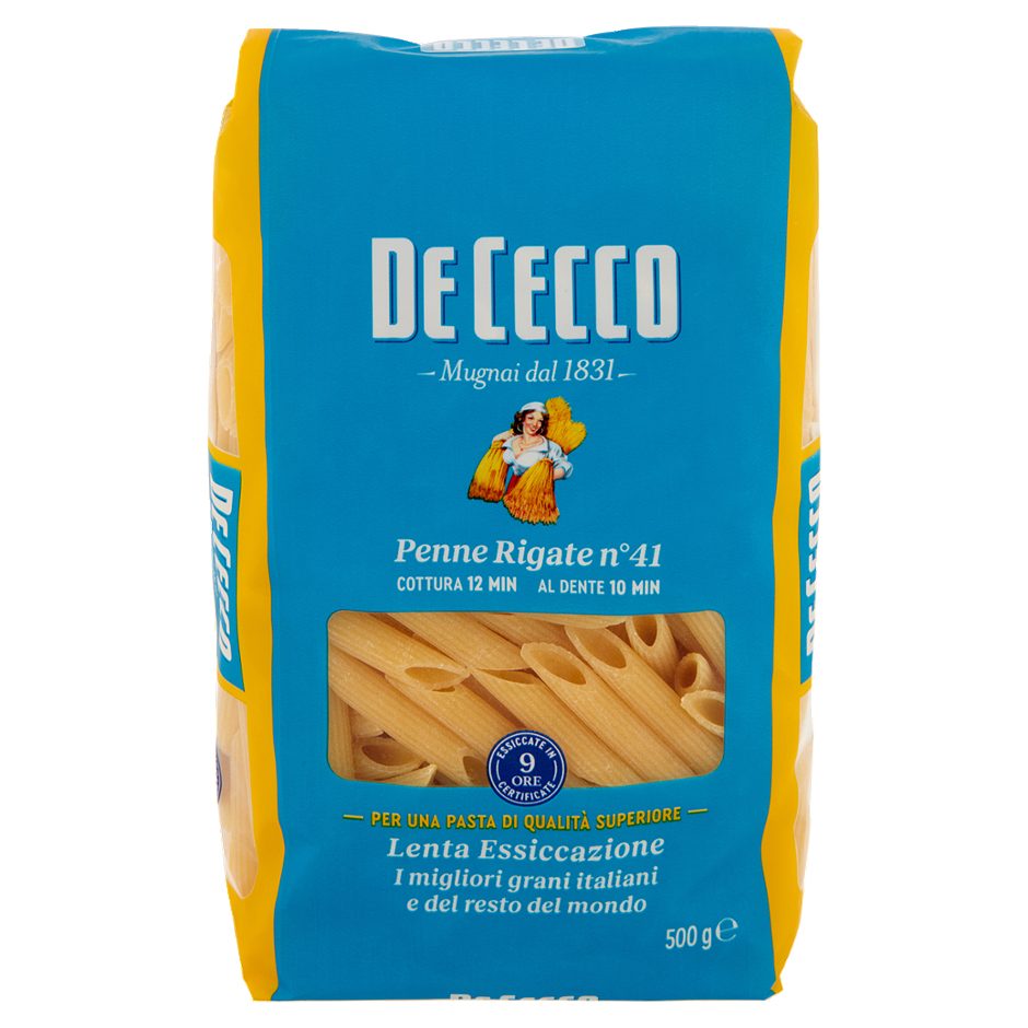 Pasta di semola Penne Rigate