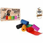 24 Sacchetti per feci cane Color
23x33 cm