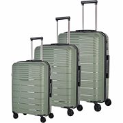 Set 3 trolley in abs (LOGO NEW YORK)
- con 4 doppie ruote girevoli a 360 °
- manico telescopico con pulsante
- colori disponibili: grigio e salvia