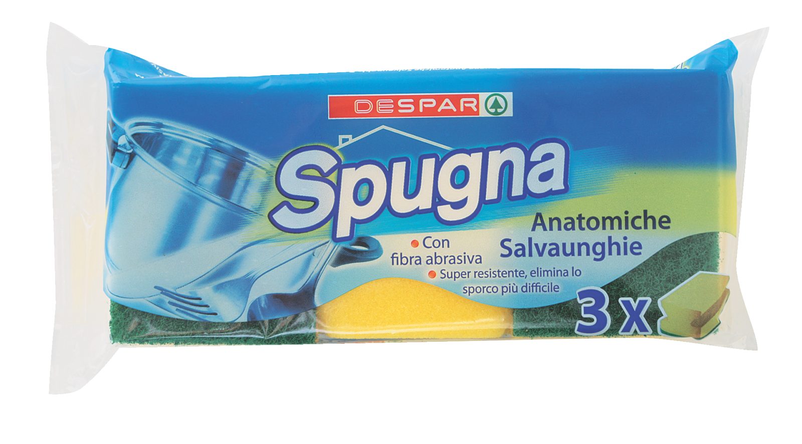 Spugna Anatomiche Salvaunghie x3