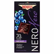 Tavoletta di cioccolato NeroNero 70% Cacao Mirtillo