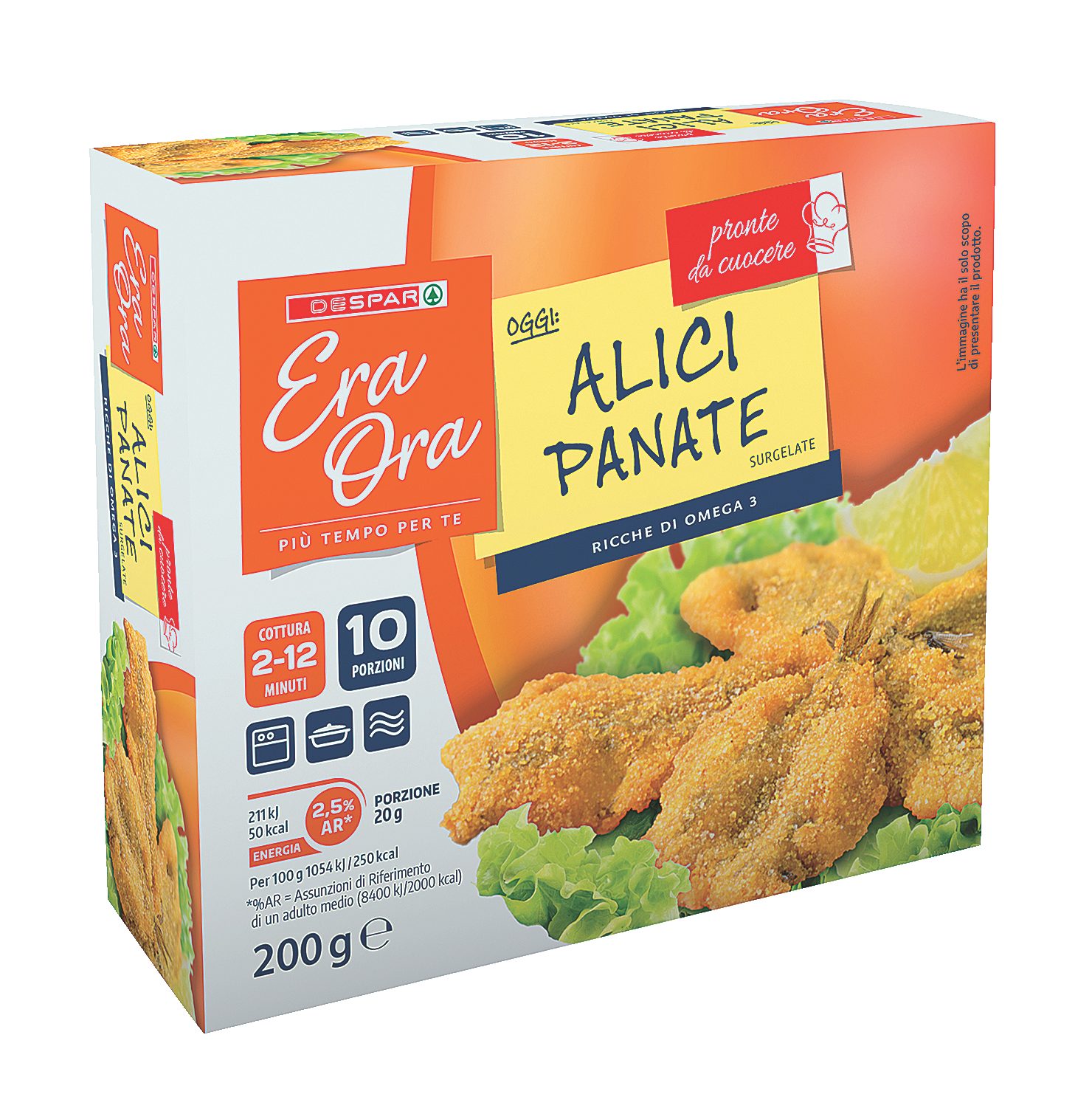 Alici panate surgelate