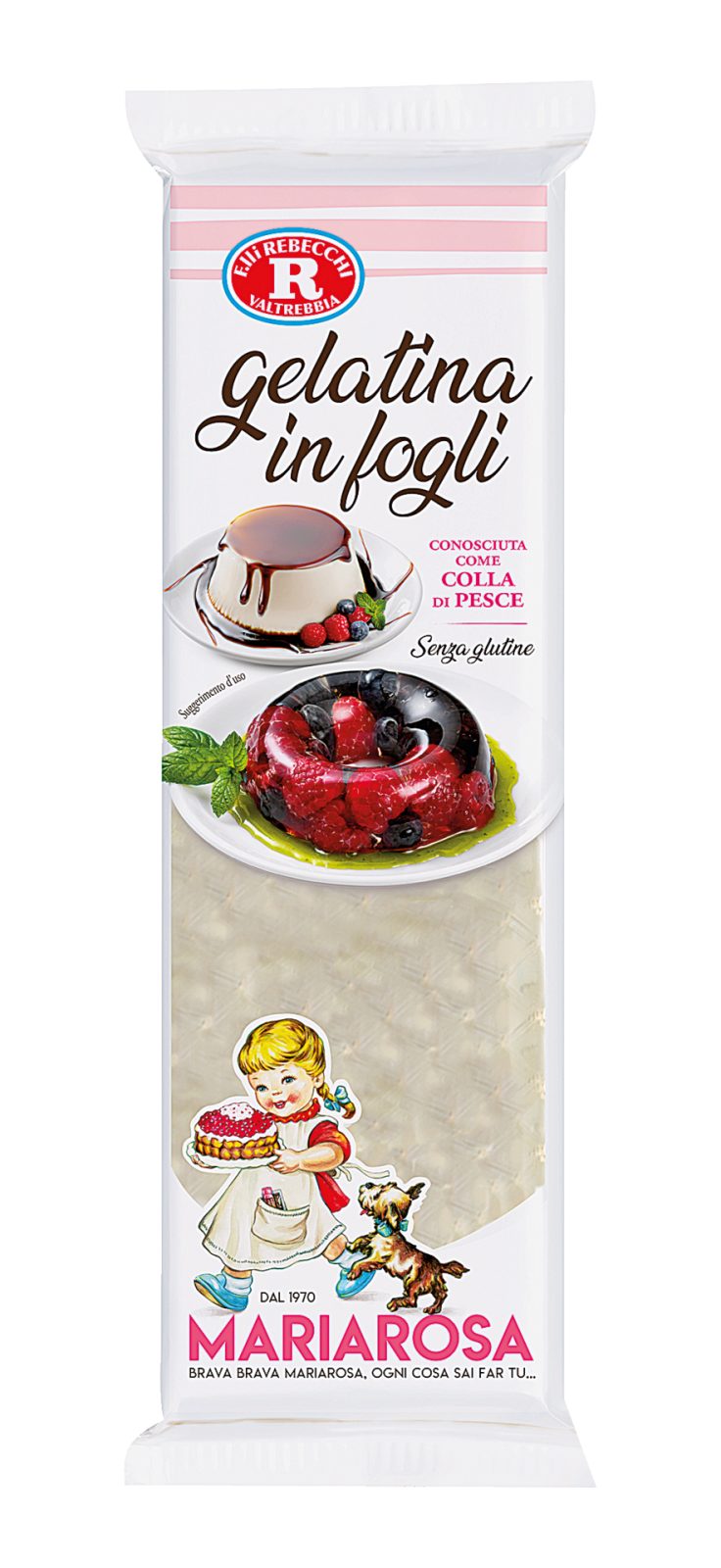 Gelatina in fogli