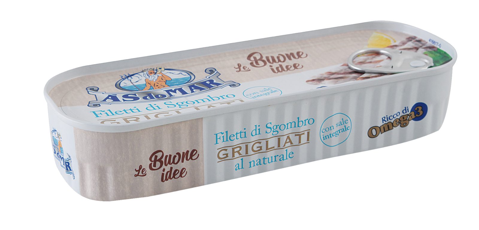 Gegrillte Makrelenfilets, natur 