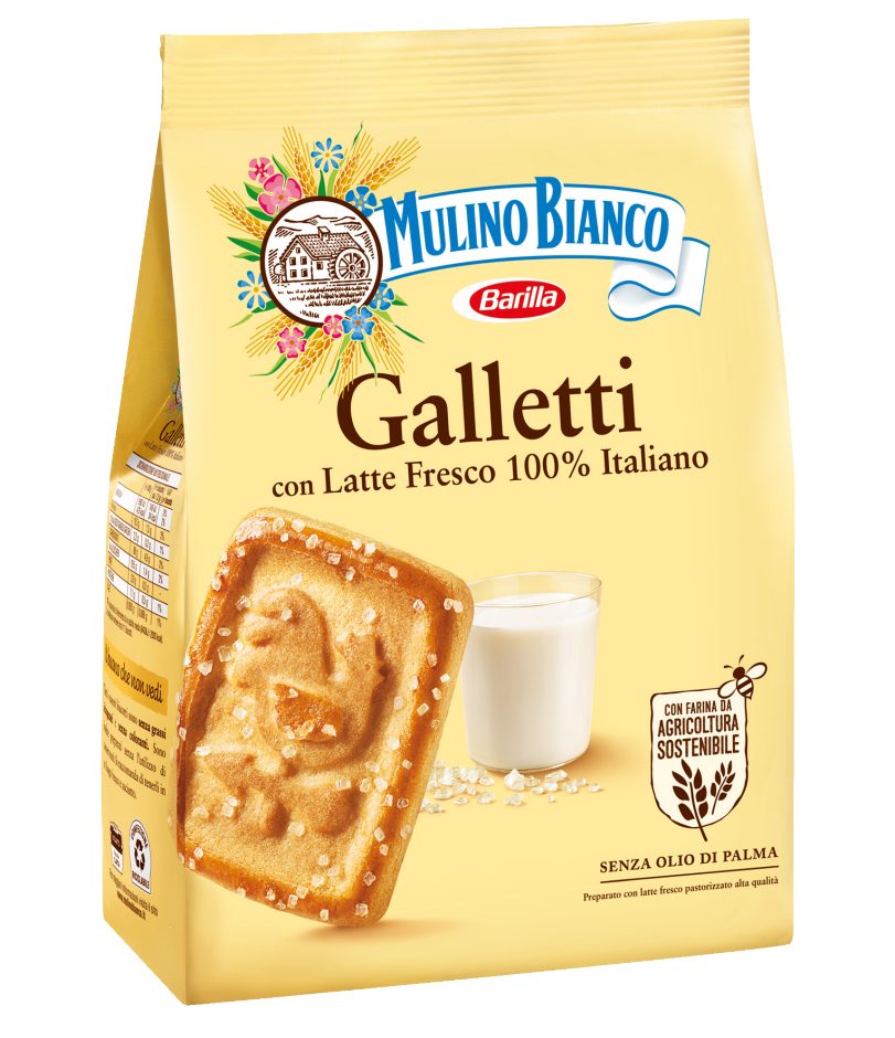 Biscotti Galletti con Latte Fresco 100% Italiano