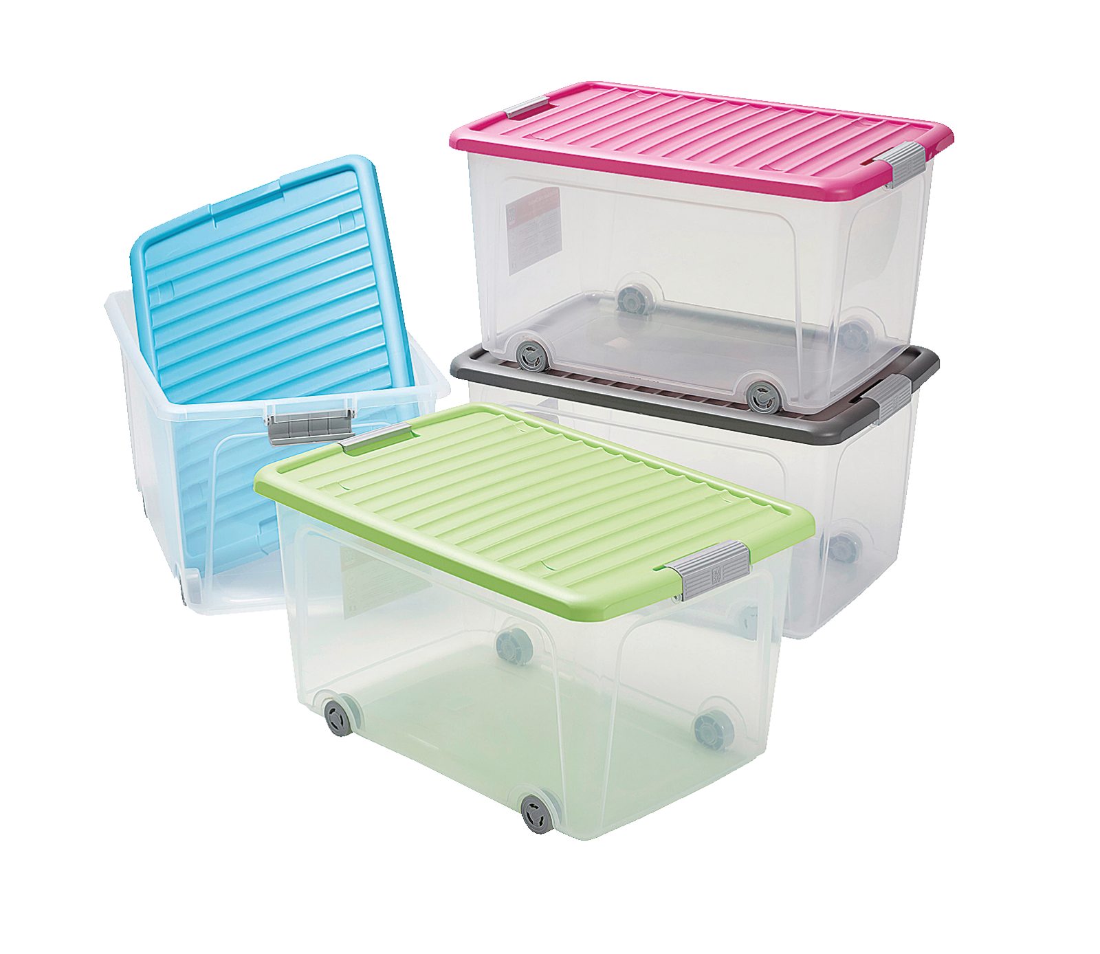 Contenitore in plastica con coperchio e ruote
50 L*30910*SX