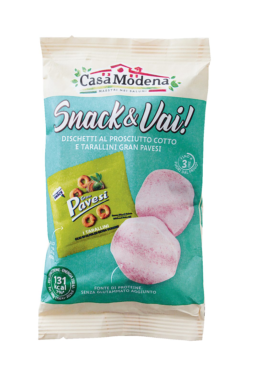 Gekochter Schinken und Taralli Snack und Vai