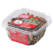 Mix con mirtilli rossi, fiocchi di legumi, uvetta e mandorle