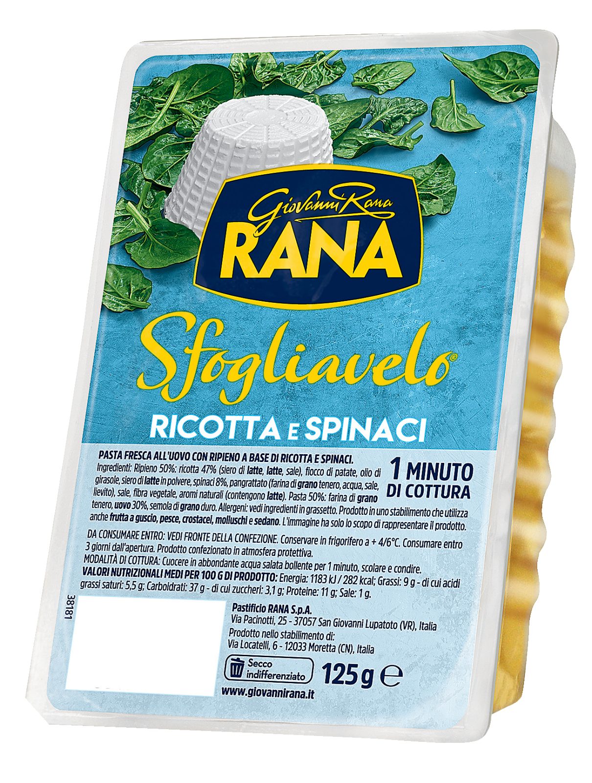 Pasta Fresca Ripiena Sfogliavelo 