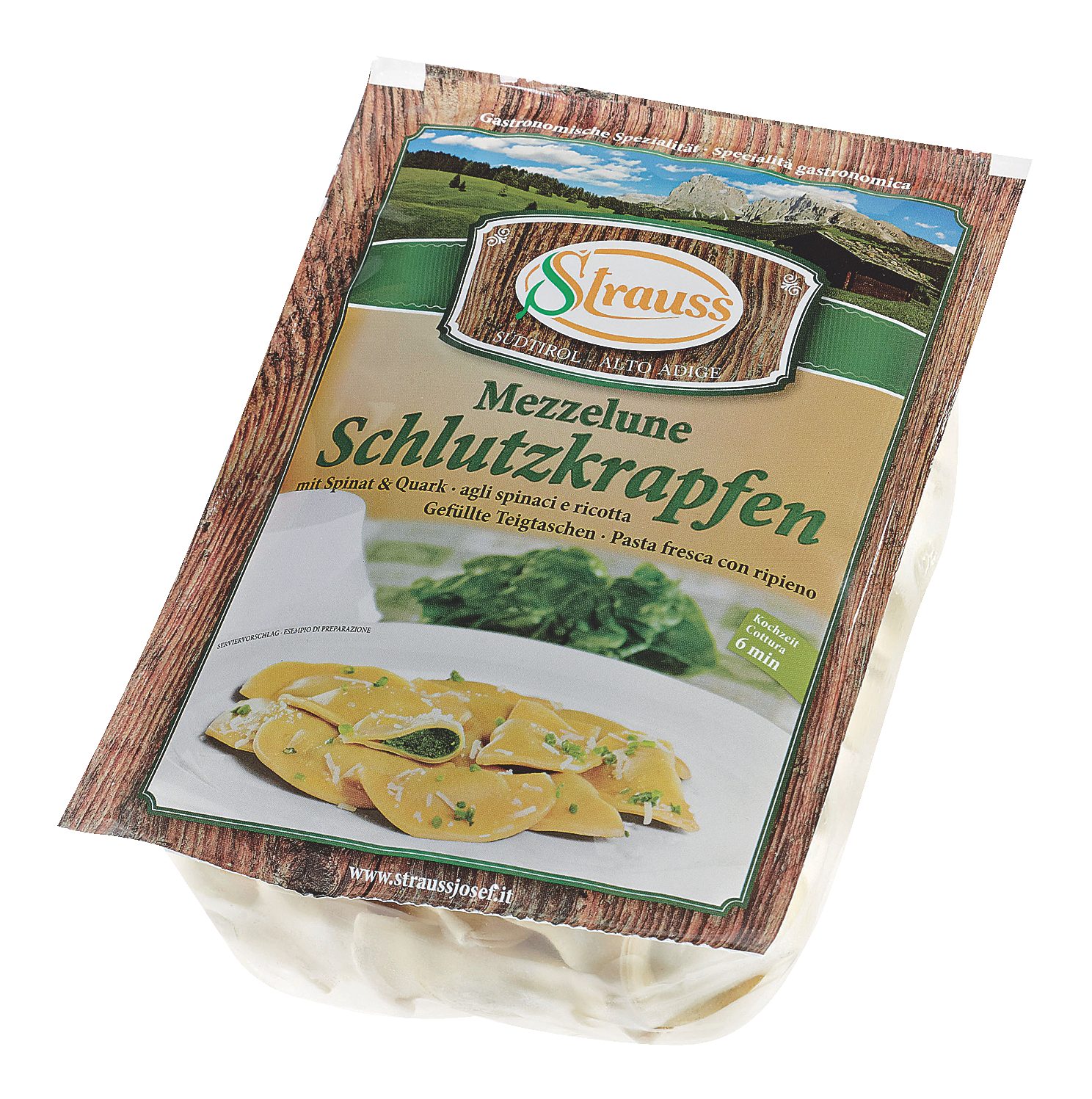 Mezzelune Ricotta e Spinaci