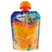 Merenda di Frutta 100% con Carota, Arancia e Mango, a partire dal 6° mese, Pouch