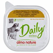 Cibo umido per cane con pollo, prosciutto e formaggio Daily
