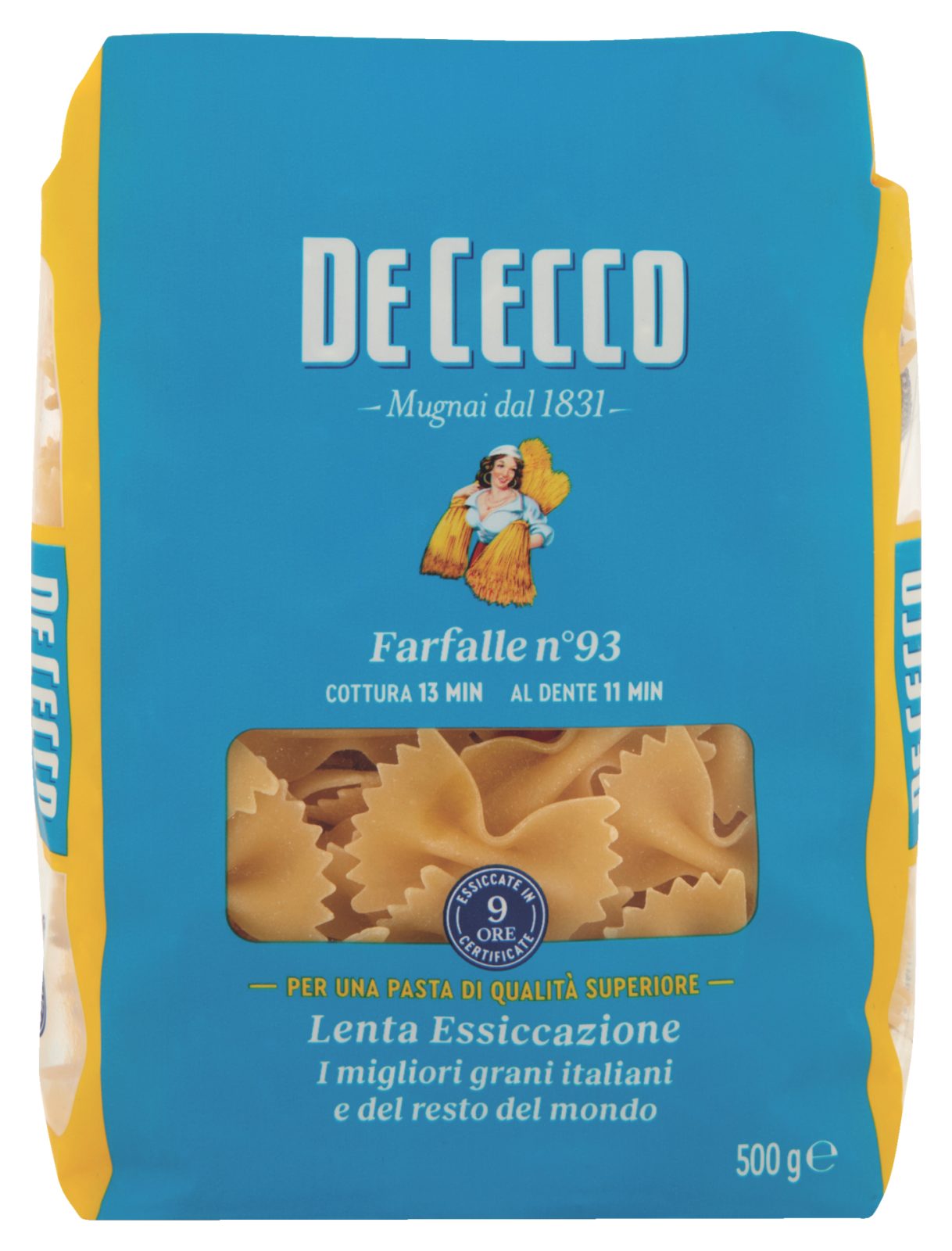 Hartweizennudeln Farfalle n.93