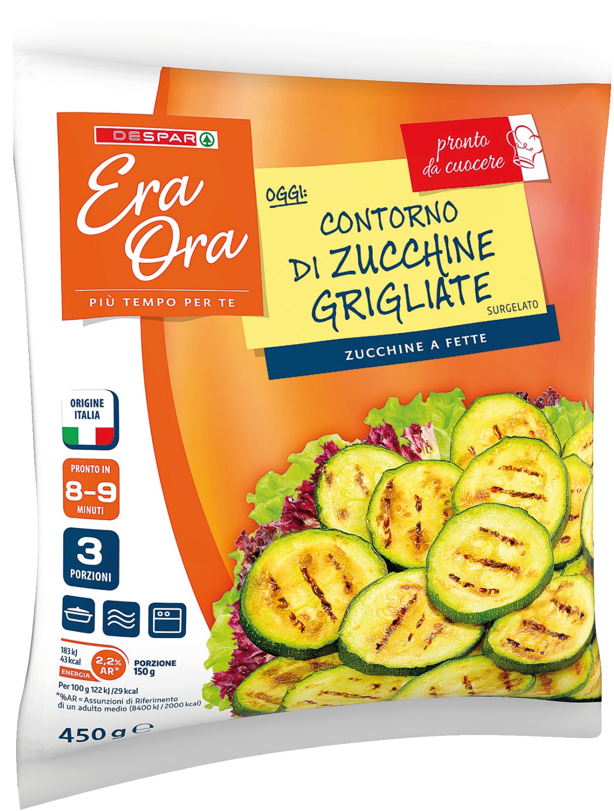 Contorno di Zucchine Grigliate surgelato