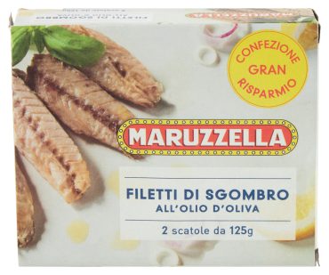 Filetti di Sgombro in Olio di Oliva - Maruzzella - 2x125 g
