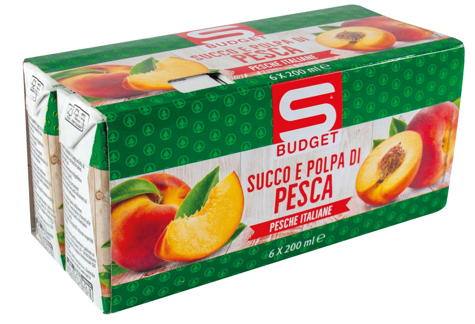 Succo e polpa pesca