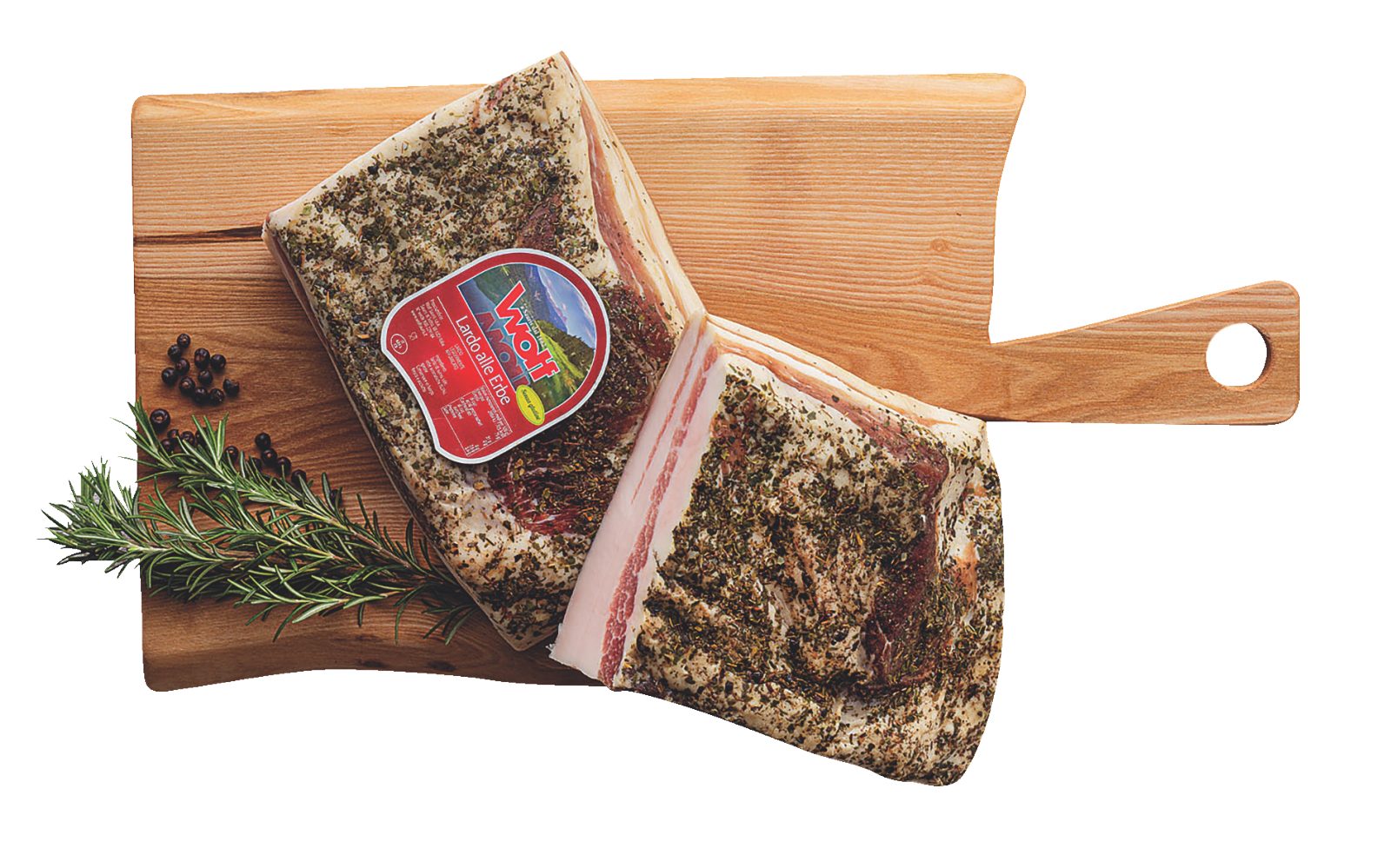 Trancio di Lardo alle erbe