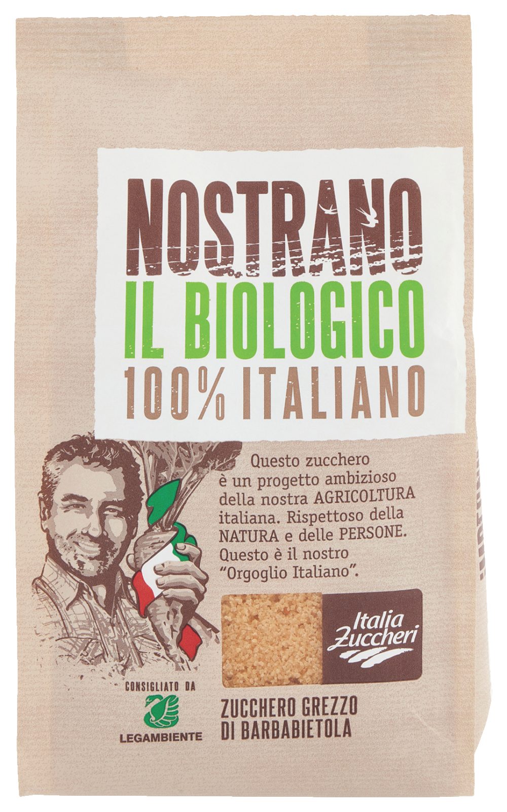 Zucchero grezzo di barbabietola