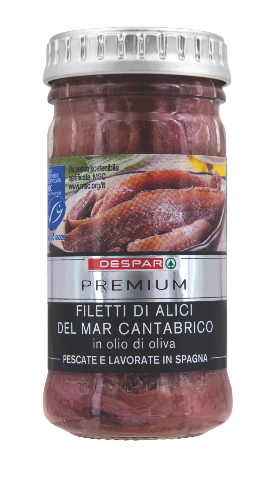 Filetti di Alici del Mar Cantabrico in olio di oliva