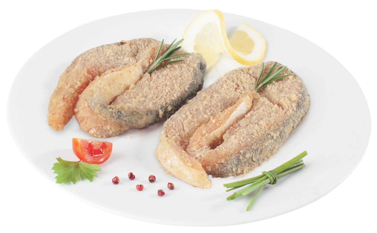 Girelle di Salmone Panate