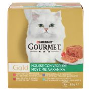 Mousse con verdure per gatto Gold
gusti assortiti