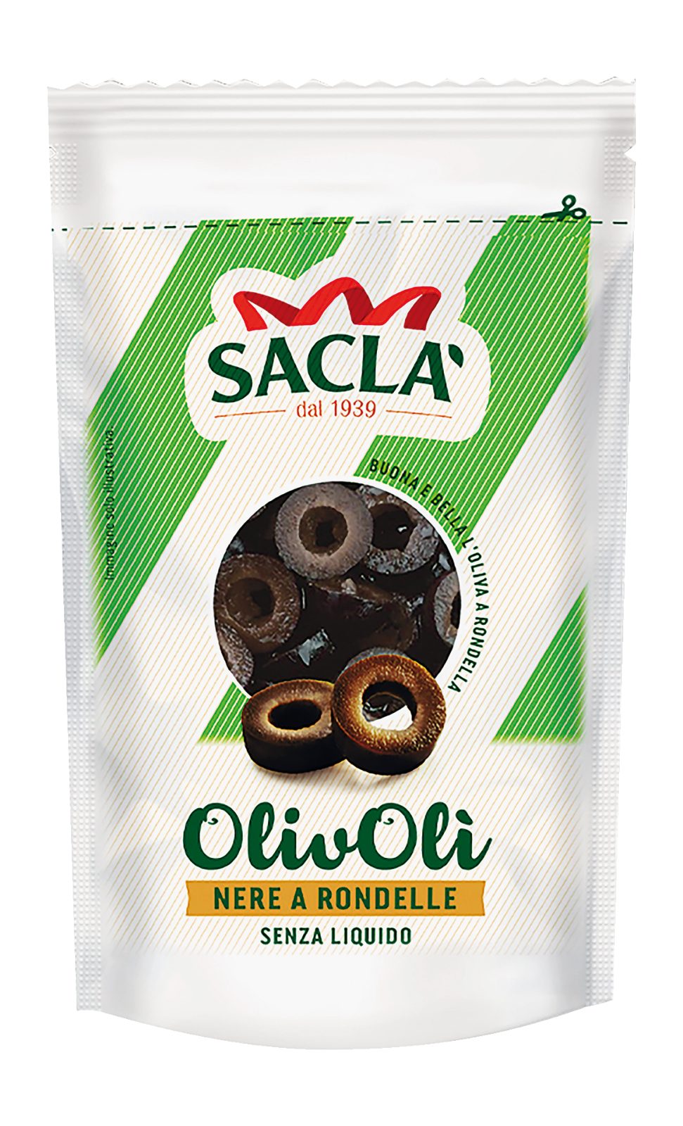 Schwarze Olivenringe
