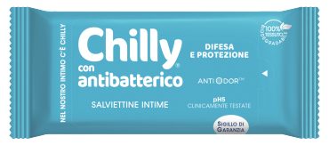 Salviettine intime Antibatterico - Chilly - 12 pz