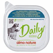 Cibo umido per cane con merluzzo e fagiolini Daily