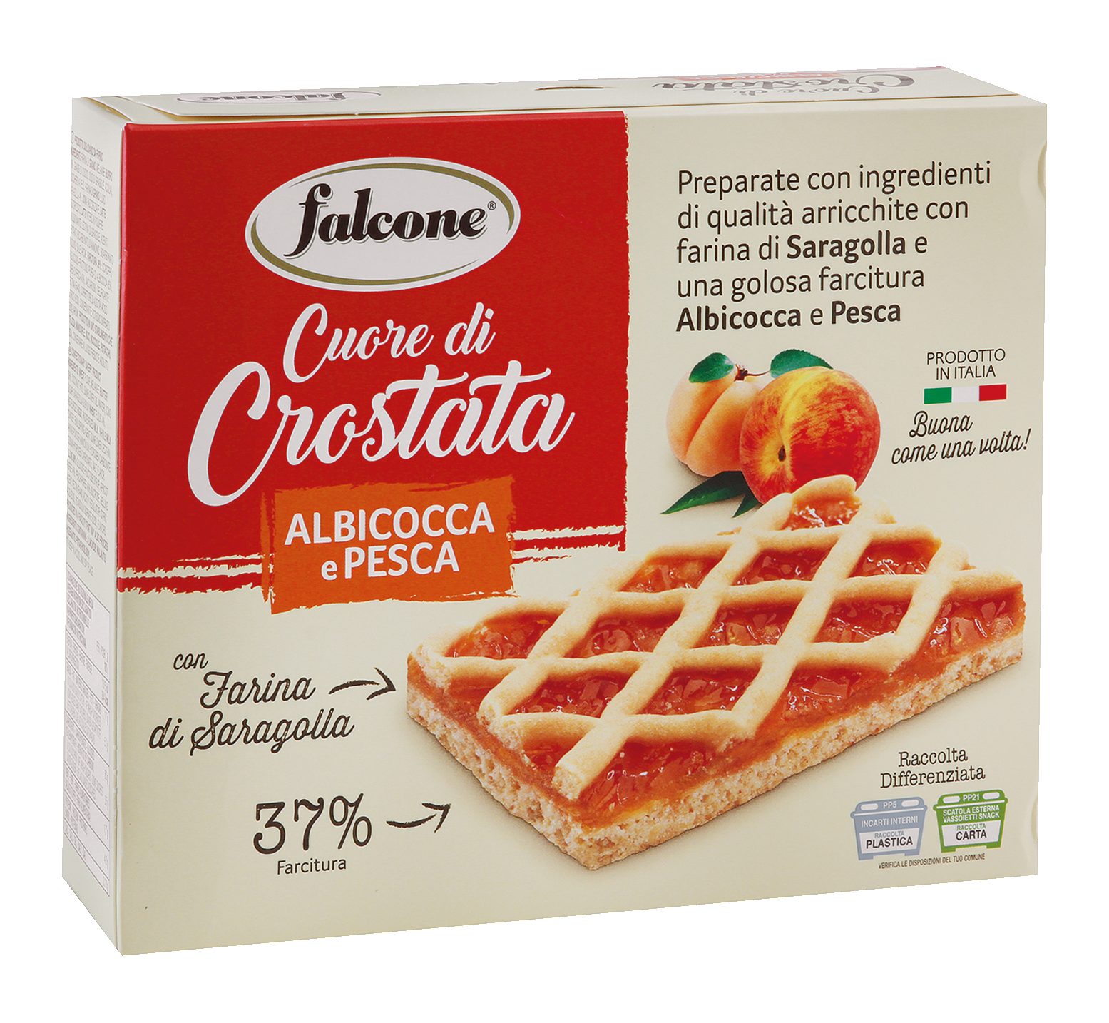 Mürbteigkuchen mit Aprikose und Pfirsich