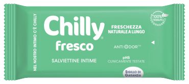 Salviettine Intime Fresco - Chilly - 12 pz