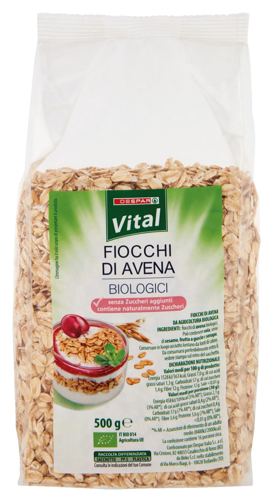 Bio-Haferflocken