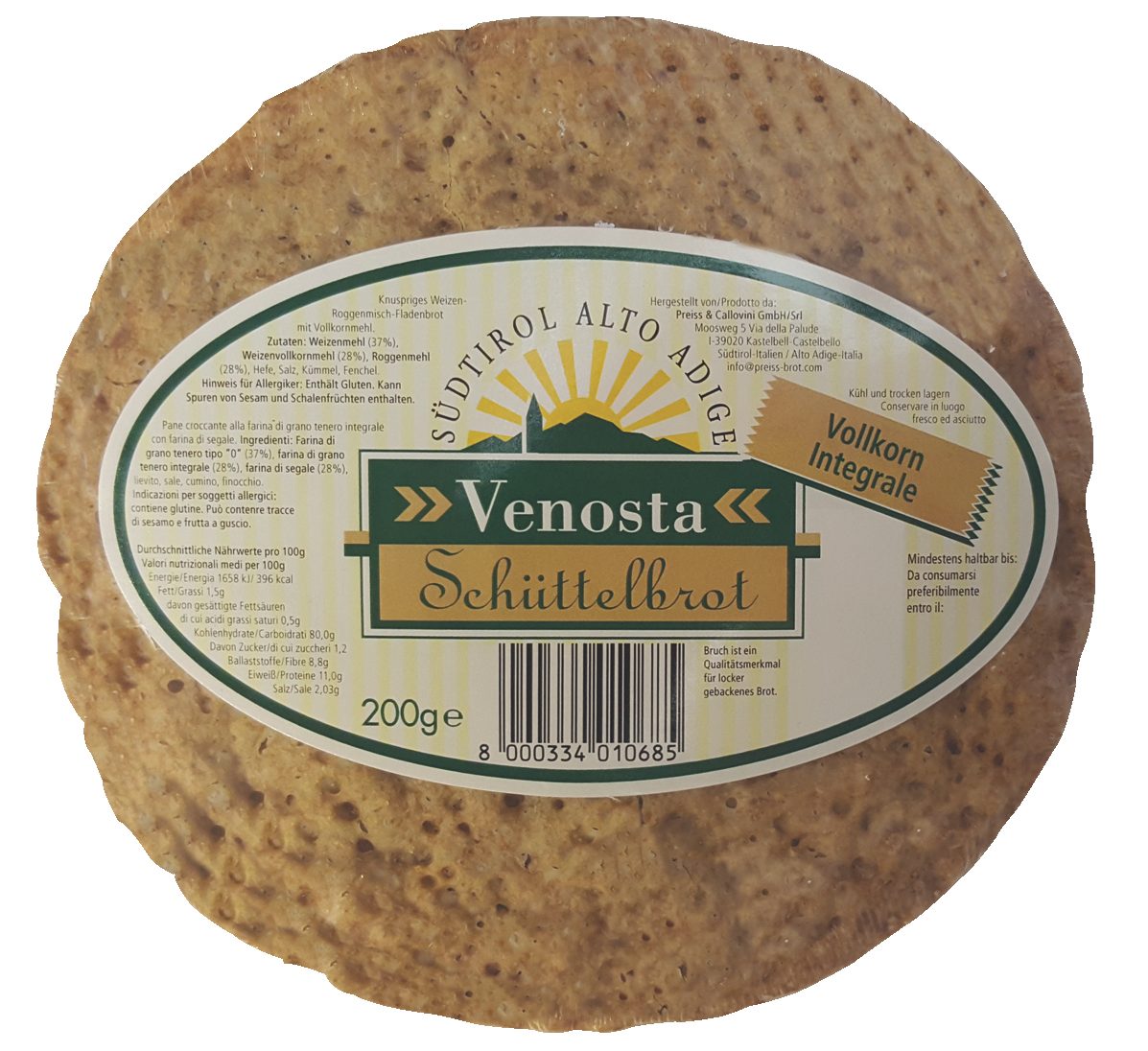 Vollkorn-Schüttelbrot