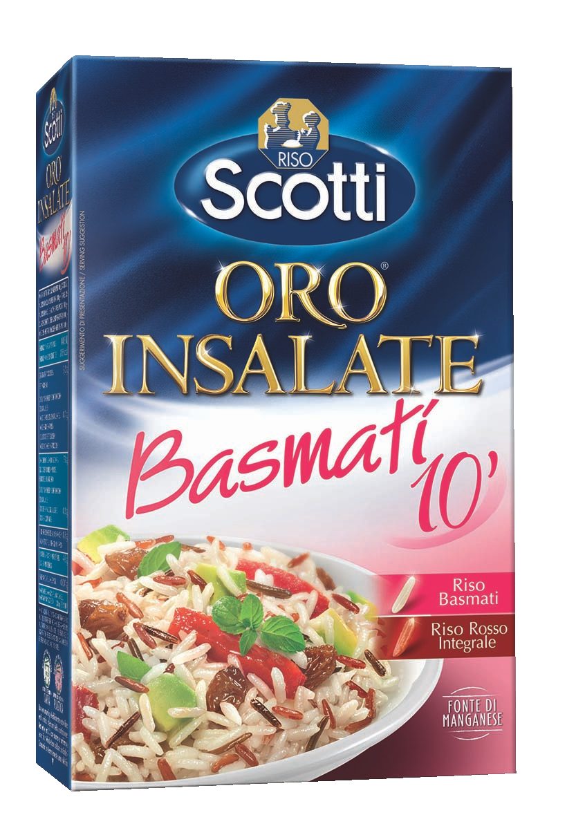 Basmati und roter Reis für Reissalate