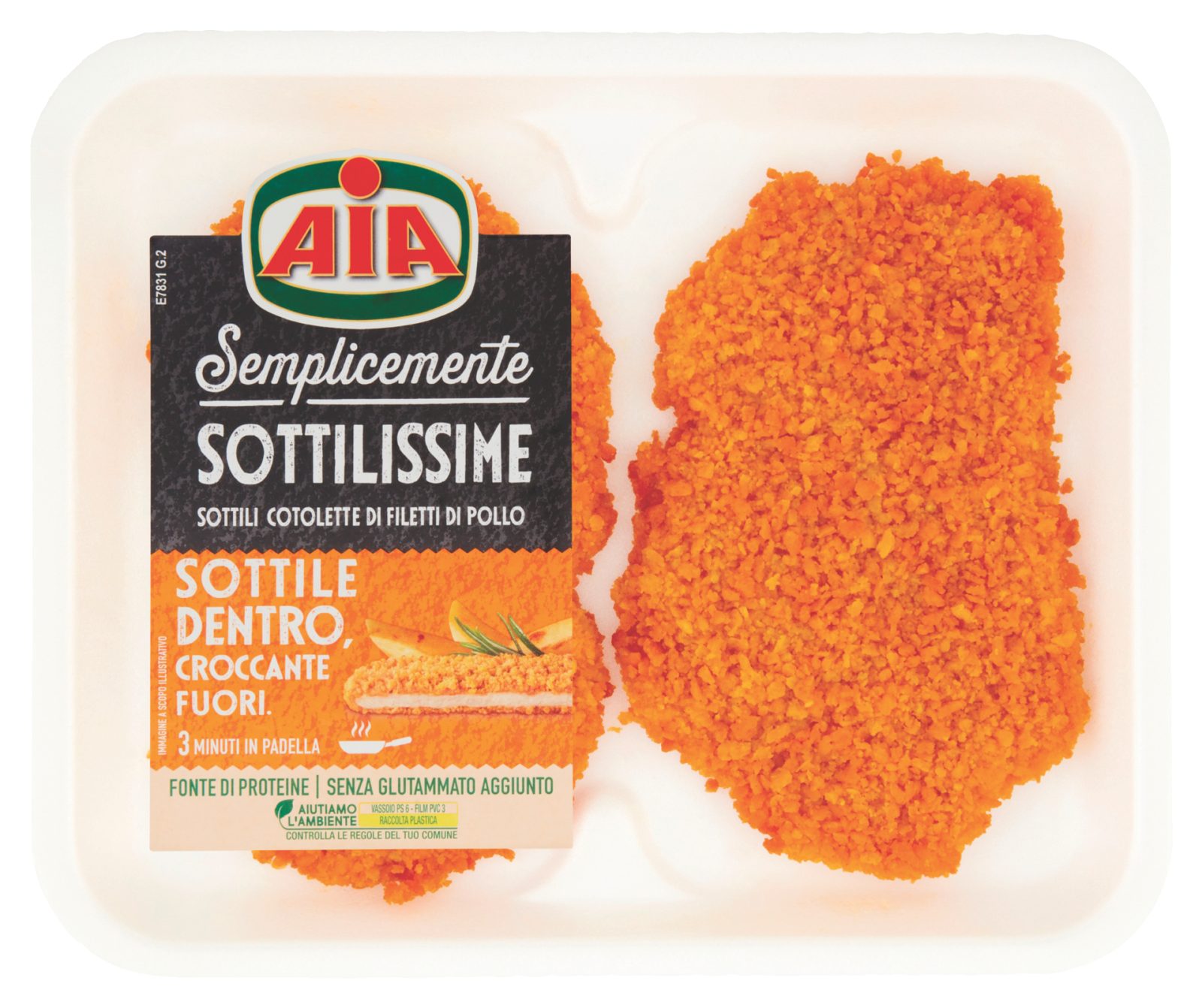 Semplicemente Sottilissime Sottili Cotolette di Filetti di Pollo